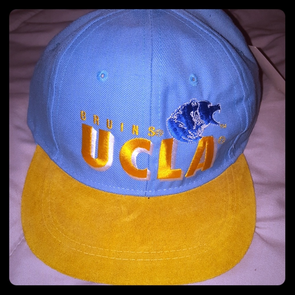 Vintage suede bill UCLA Bruins cap